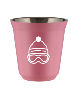 Kubek 150 ml RÓŻOWY "Czapka (biały)" Kubek 150 ml RÓŻOWY "Czapka (biały)"
