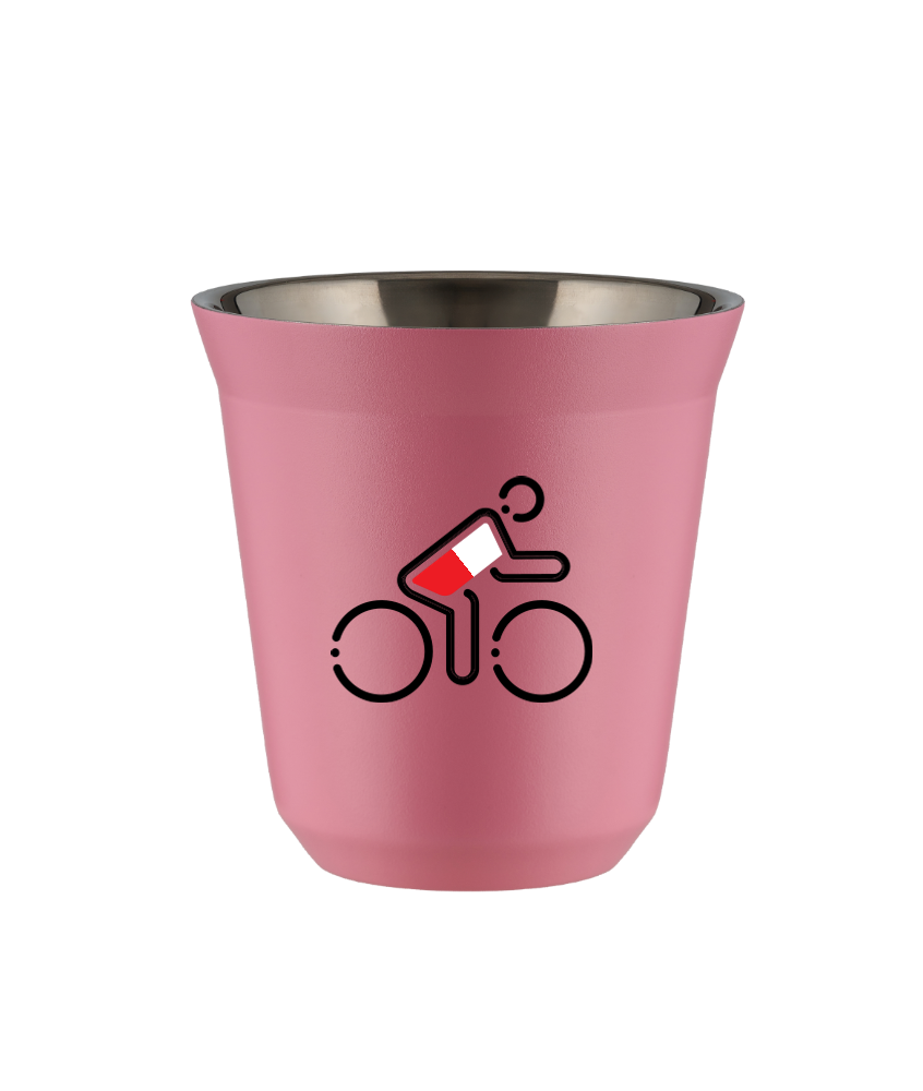 Kubek hot pink 150 ml, KOLARZ W POLSKICH BARWACH (czarny) kubek termiczny na kawe | 70,00 zł Kubek hot pink 150 ml, KOLARZ W POLSKICH BARWACH (czarny) kubek termiczny na kawe | 70,00 zł