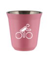 Kubek hot pink 150 ml, KOLARZ W POLSKICH BARWACH (bialy) kubek termiczny na kawe | 70,00 zł