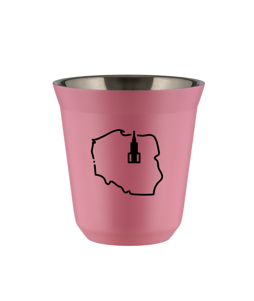 Kubek hot pink 150 ml, POLSKA kubek termiczny na kawe | 70,00 zł