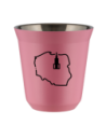 Kubek hot pink 150 ml, POLSKA (czarny) kubek termiczny na kawe | 70,00 zł