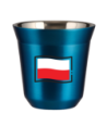 Kubek niebieski 240 ml, FLAGA POLSKI (czarny) kubek termiczny na kawe | 80,00 zł