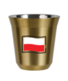 Kubek zloty 240 ml, FLAGA POLSKI kubek termiczny na kawe | 80,00 zł