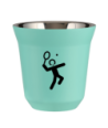 Kubek turkusowy 240 ml, TENIS 2 (czarny) kubek termiczny na kawe | 75,00 zł