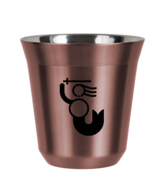 R?owy kubek zloto 240 ml, WARSZAWSKA SYRENKA