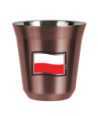 R?owy kubek zloto 240 ml, FLAGA POLSKI (czarny) kubek termiczny na kawe | 80,00 zł