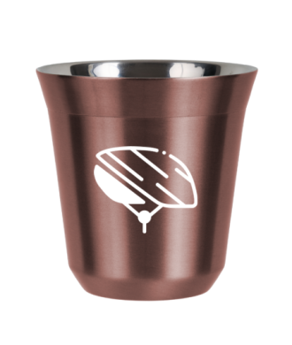 Kubek 240 ml RÓŻOWE ZŁOTO "Kask (biały)" Kubek 240 ml RÓŻOWE ZŁOTO "Kask (biały)"