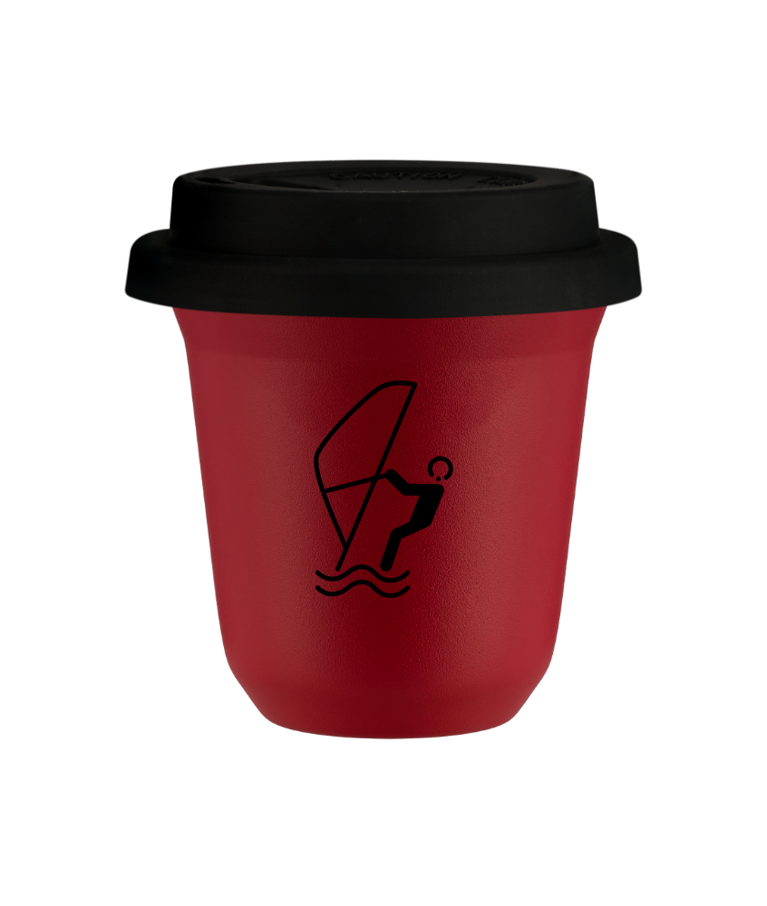Kubek czerwony mat 240 ml, SPORTY WODNE (czarny) z pokrywka czarna kubek termiczny na kawe | 80,00 zł Kubek czerwony mat 240 ml, SPORTY WODNE (czarny) z pokrywka czarna kubek termiczny na kawe | 80,00 zł