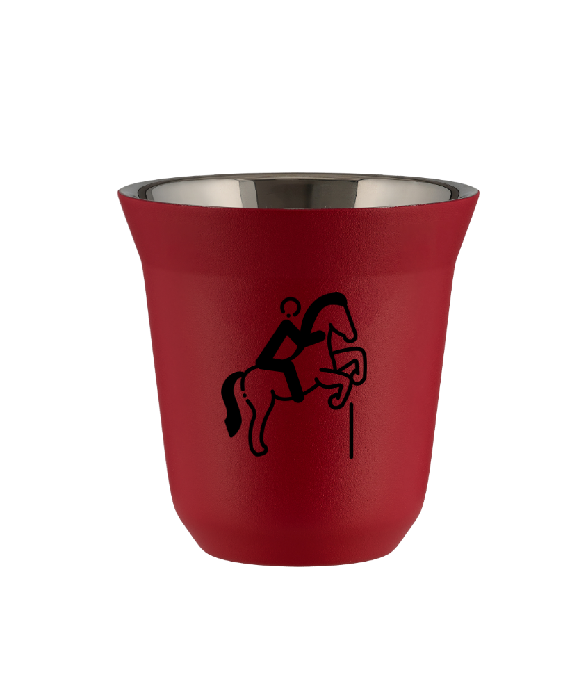 Kubek czerwony mat 240 ml, JEZDZIECTWO 1 (czarny) kubek termiczny na kawe | 80,00 zł Kubek czerwony mat 240 ml, JEZDZIECTWO 1 (czarny) kubek termiczny na kawe | 80,00 zł