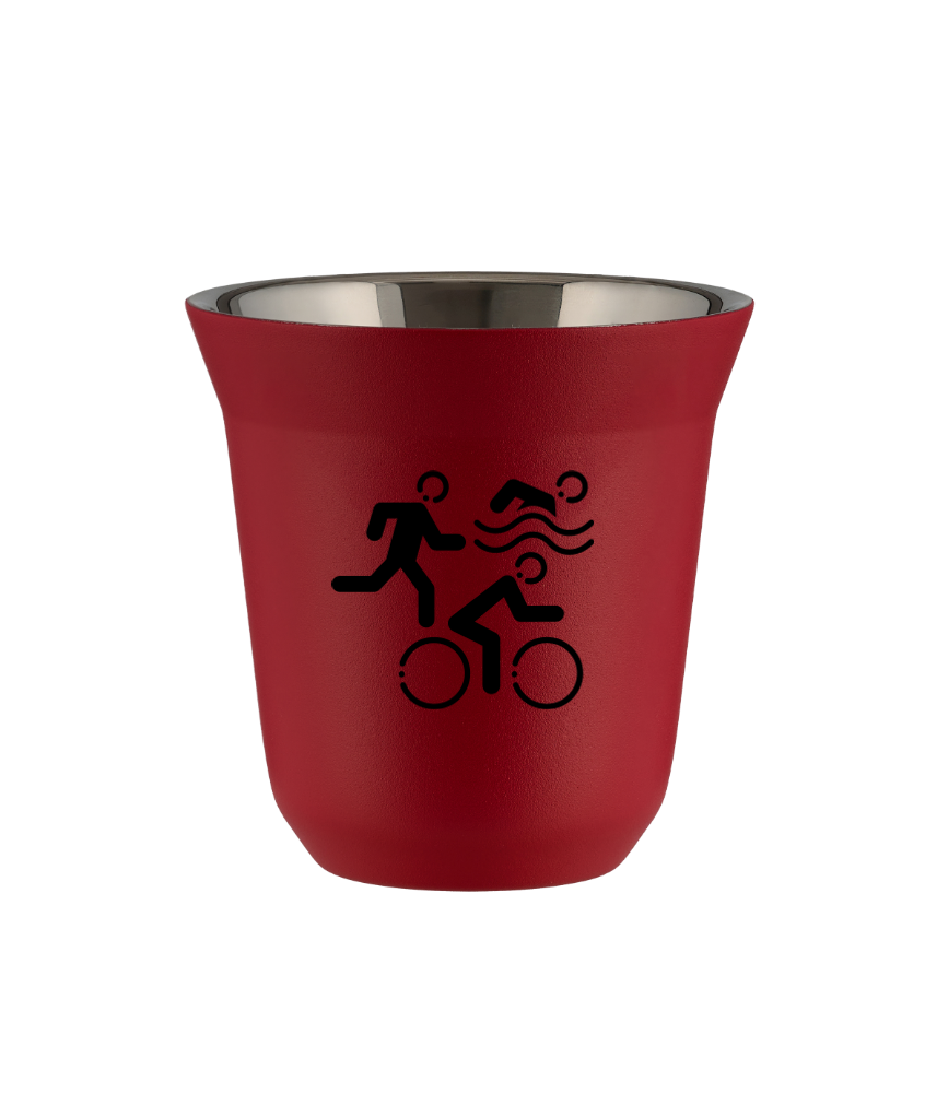 Kubek czerwony mat 240 ml, SPORTY (czarny) kubek termiczny na kawe | 80,00 zł Kubek czerwony mat 240 ml, SPORTY (czarny) kubek termiczny na kawe | 80,00 zł