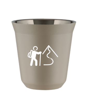 Kubek 240 ml BEŻOWY "Wspinaczka 2 (biały)" Kubek 240 ml BEŻOWY "Wspinaczka 2 (biały)"