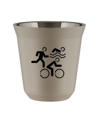 Kubek 240 ml BEŻOWY "Sporty" Kubek 240 ml BEŻOWY "Sporty"