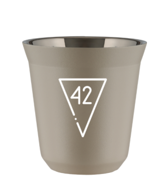 Kubek 240 ml BEŻOWY "42 (biały)" Kubek 240 ml BEŻOWY "42 (biały)"