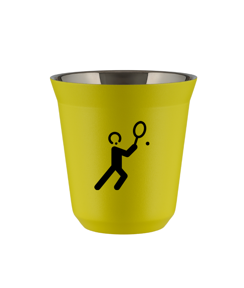 Kubek canary yellow 240 ml, TENIS 1 kubek termiczny na kawe | 75,00 zł Kubek canary yellow 240 ml, TENIS 1 kubek termiczny na kawe | 75,00 zł