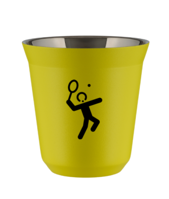 Kubek canary yellow 240 ml, TENIS 2 (czarny)