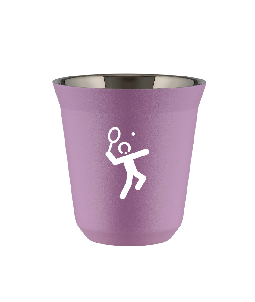 Kubek 240 ml LILIOWY "Tenis 2 (biały)"