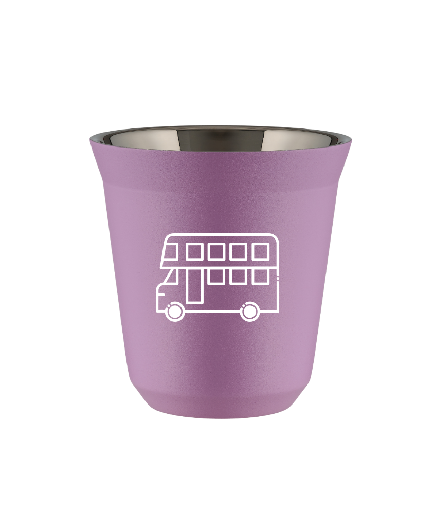 Kubek 240 ml LILIOWY "Autobus (biały)"