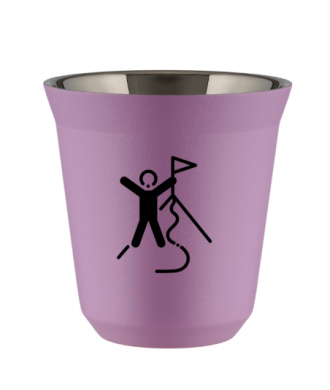 Kubek 240 ml LILIOWY "Wspinaczka 1 (czarny)" Kubek 240 ml LILIOWY "Wspinaczka 1 (czarny)"