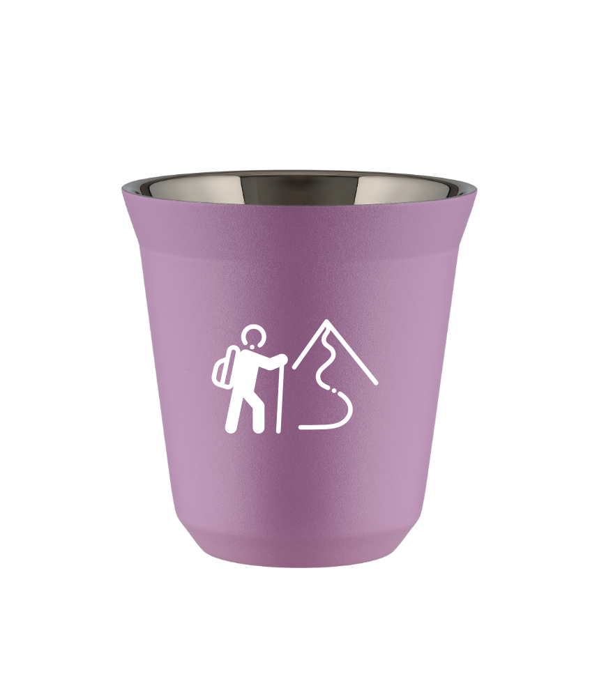 Kubek 240 ml LILIOWY "Wspinaczka 2 (biały)"