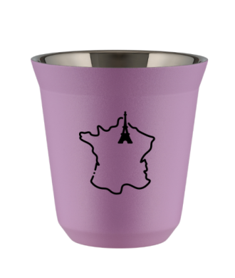 Kubek 240 ml LILIOWY "Francja (czarny)" Kubek 240 ml LILIOWY "Francja (czarny)"