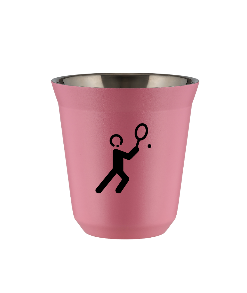 Kubek hot pink 240 ml, TENIS 1 kubek termiczny na kawe | 75,00 zł Kubek hot pink 240 ml, TENIS 1 kubek termiczny na kawe | 75,00 zł