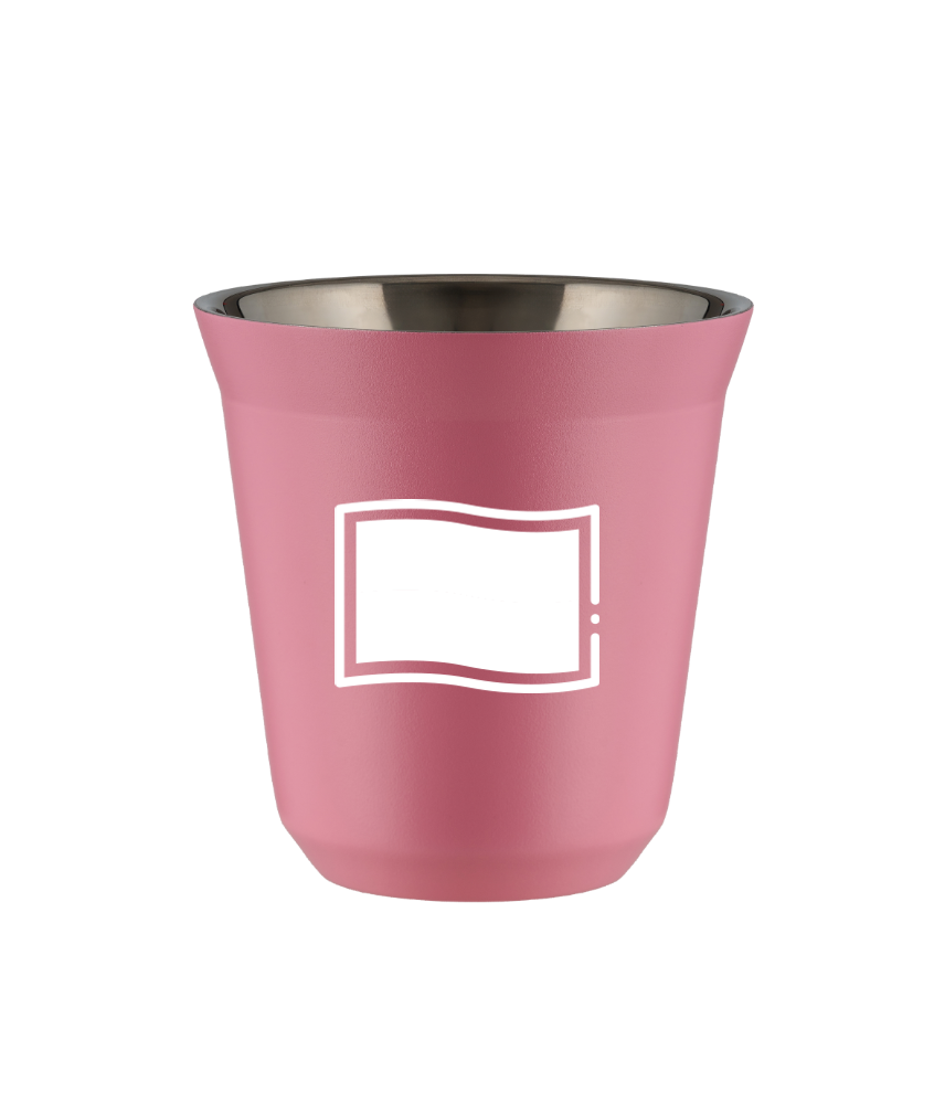 Kubek hot pink 240 ml, FLAGA POLSKI (bialy) kubek termiczny na kawe | 85,00 zł