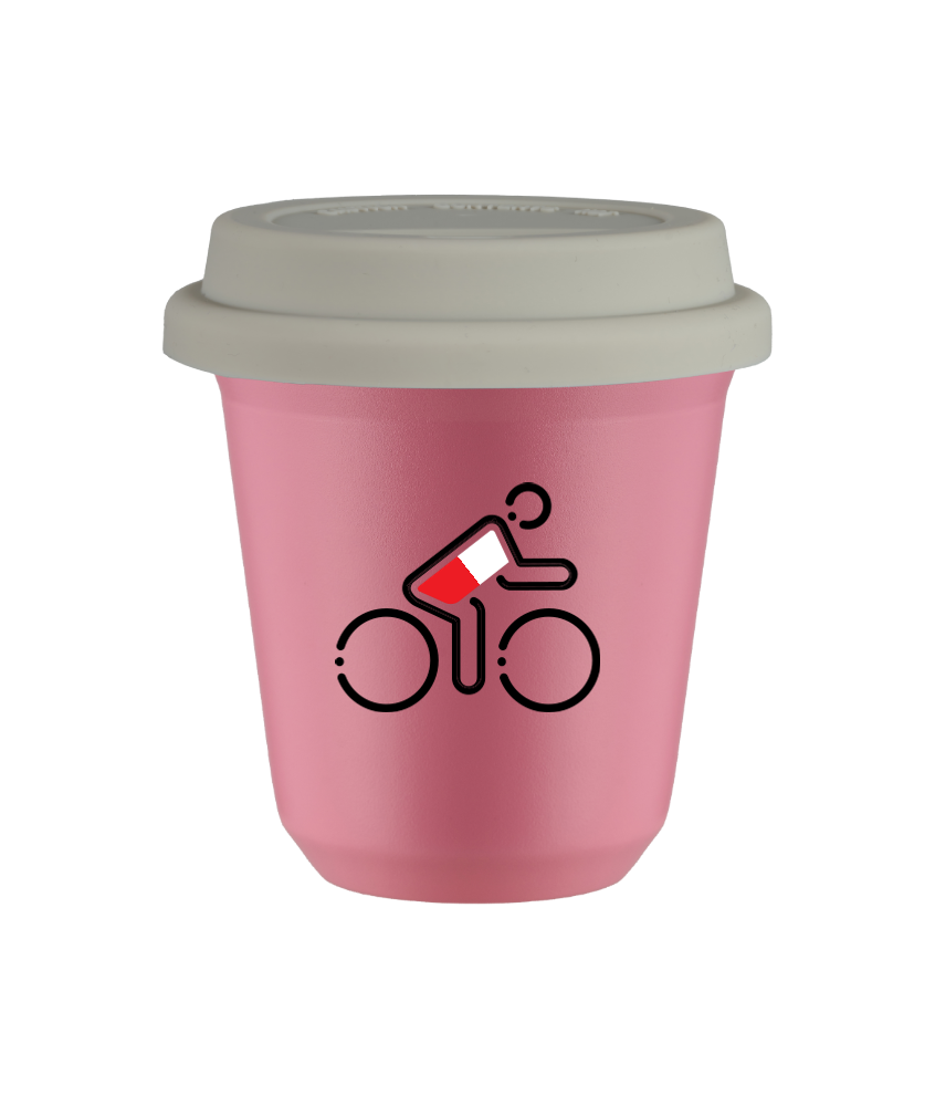 Kubek hot pink 240 ml, KOLARZ W POLSKICH BARWACH z pokrywka biala kubek termiczny na kawe | 85,00 zł Kubek hot pink 240 ml, KOLARZ W POLSKICH BARWACH z pokrywka biala kubek termiczny na kawe | 85,00 zł