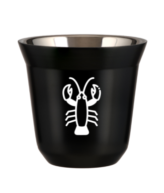 Kubek 80 ml CZARNY "Rak (biały)" Kubek 80 ml CZARNY "Rak (biały)"