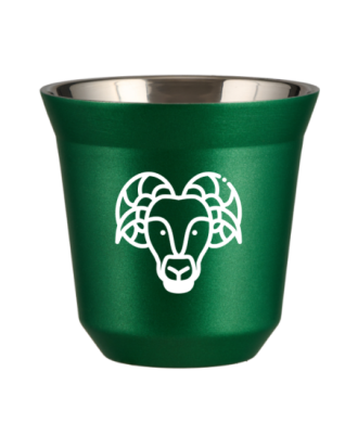 Kubek 80 ml ZIELONY METALIC "Baran (biały)" Kubek 80 ml ZIELONY METALIC "Baran (biały)"