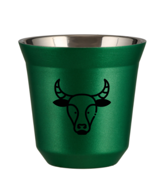 Kubek 80 ml ZIELONY METALIC "Byk" Kubek 80 ml ZIELONY METALIC "Byk"