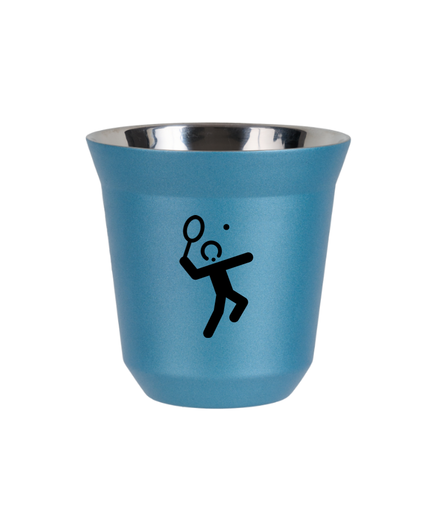 Kubek jasnoniebieski 80 ml, TENIS 2 kubek termiczny na kawe | 65,00 zł