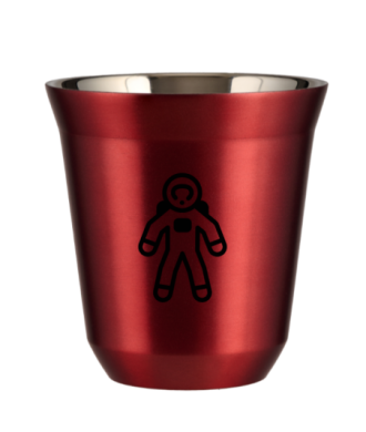 Kubek 80 ml CZERWONY METALIC "Astronauta" Kubek 80 ml CZERWONY METALIC "Astronauta"