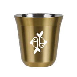 Cup 80 ml GOLD "Pisces (white)"