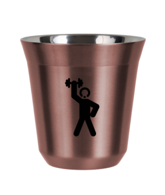 R?owy kubek zloto 80 ml, SILACZ 2 (czarny) kubek termiczny na kawe | 65,00 zł