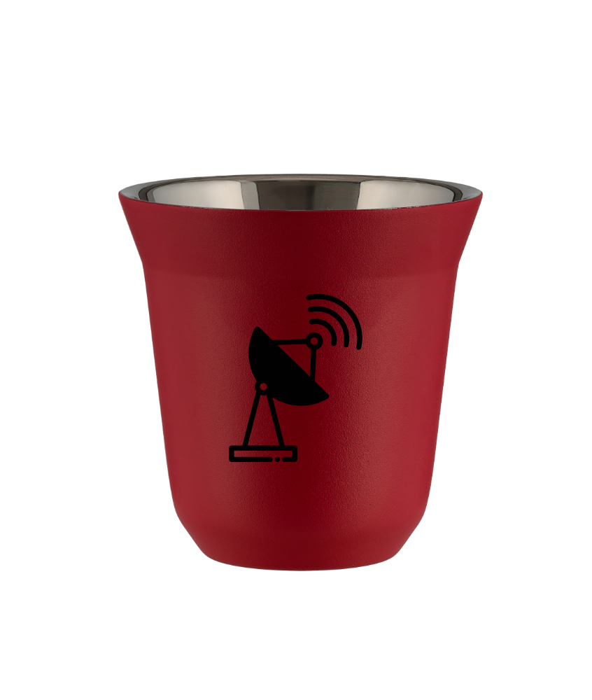 Kubek czerwony mat 80 ml, ANTENA kubek termiczny na kawe | 65,00 zł Kubek czerwony mat 80 ml, ANTENA kubek termiczny na kawe | 65,00 zł