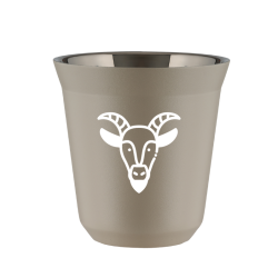 Cup 80 ml BEIGE "Capricorn (white)"