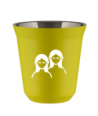 Kubek canary yellow 80 ml, BLIZNIETA (bialy) kubek termiczny na kawe | 65,00 zł