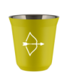 Kubek canary yellow 80 ml, STRZELEC (bialy) kubek termiczny na kawe | 65,00 zł