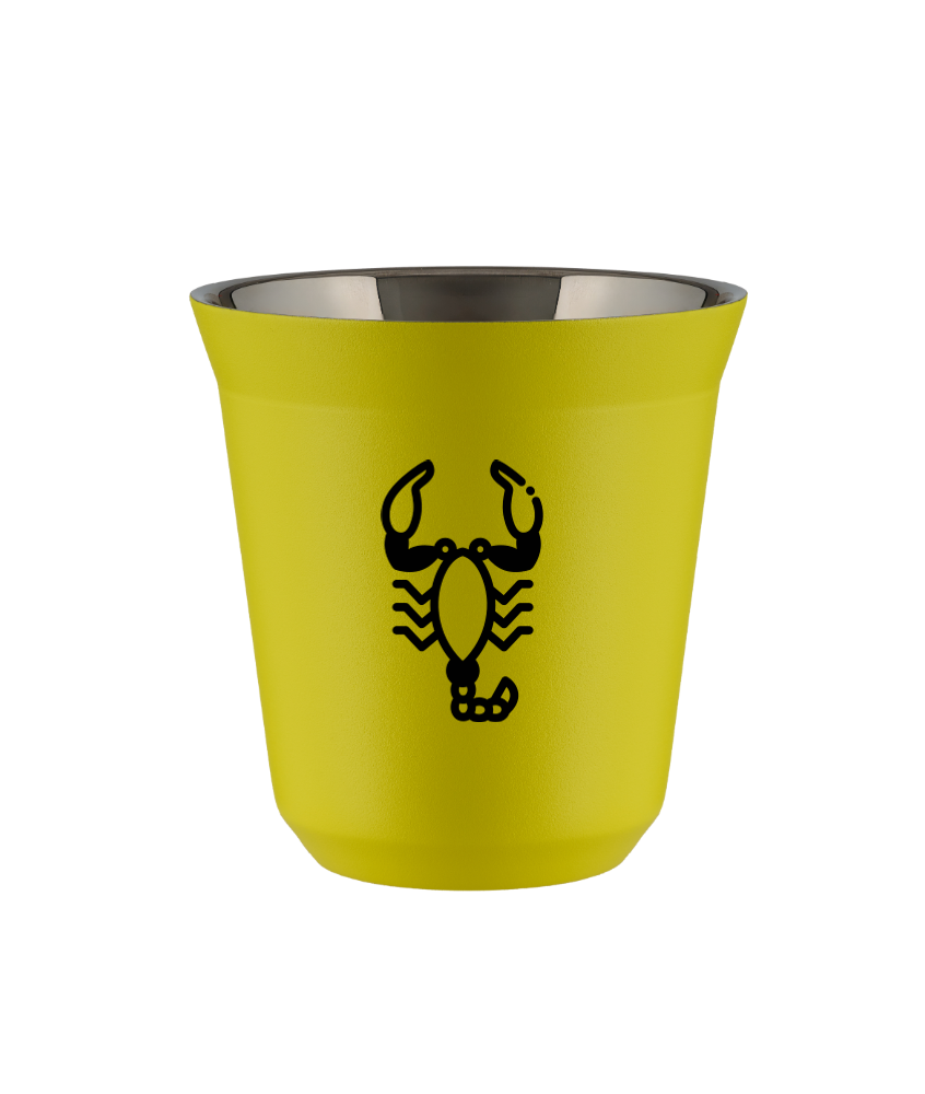 Kubek canary yellow 80 ml, SKORPION kubek termiczny na kawe | 65,00 zł Kubek canary yellow 80 ml, SKORPION kubek termiczny na kawe | 65,00 zł