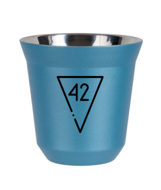 Kubek jasnoniebieski 80 ml, 42 (czarny) kubek termiczny na kawe | 65,00 zł