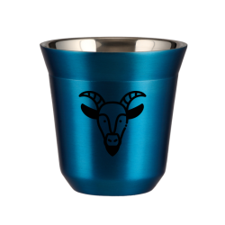 Cup 150 ml METALLIC BLUE "Capricorn"