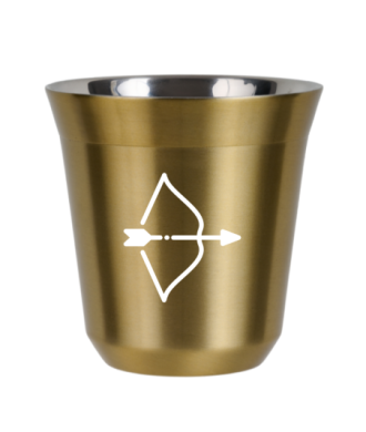 Kubek zloty 150 ml, STRZELEC (bialy)