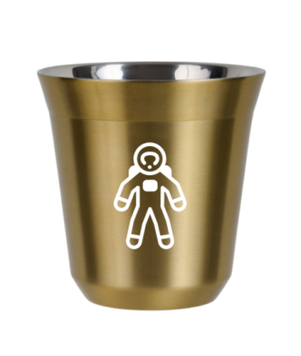 Kubek zloty 150 ml, ASTRONAUTA (bialy)