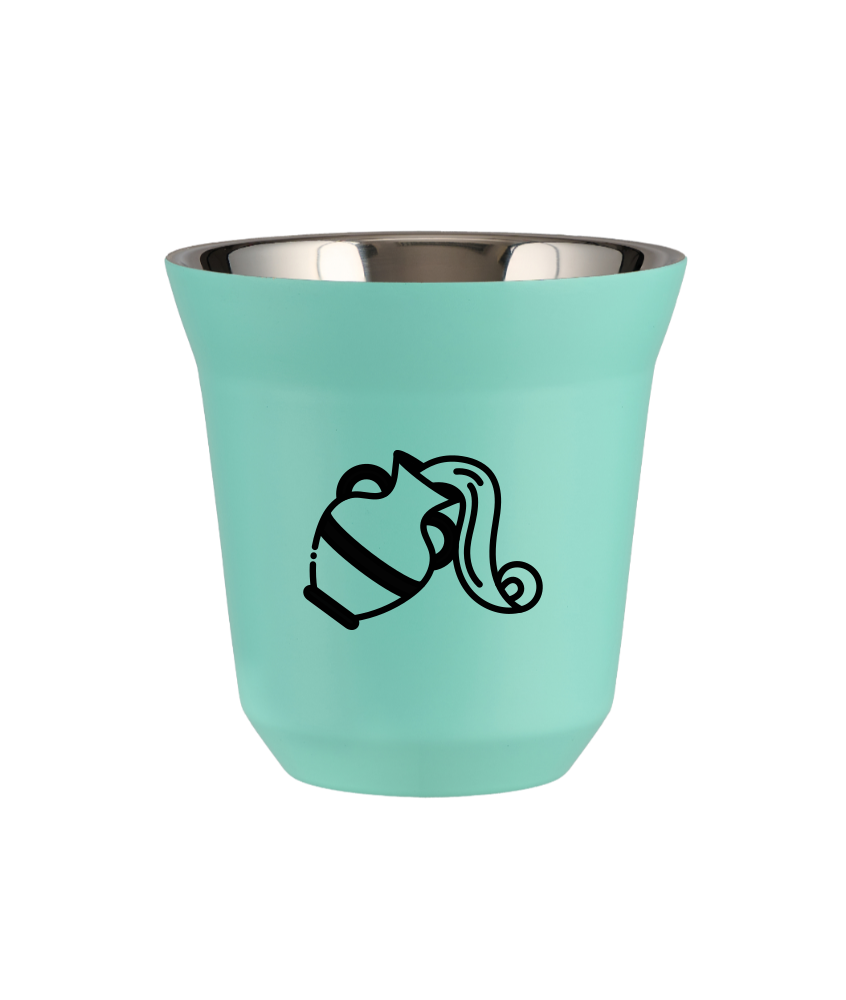 Kubek turkusowy 150 ml, WODNIK kubek termiczny na kawe | 85,00 zł Kubek turkusowy 150 ml, WODNIK kubek termiczny na kawe | 85,00 zł