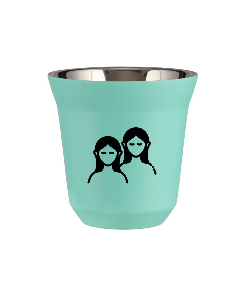 Kubek turkusowy 150 ml, BLIZNIETA kubek termiczny na kawe | 85,00 zł Kubek turkusowy 150 ml, BLIZNIETA kubek termiczny na kawe | 85,00 zł