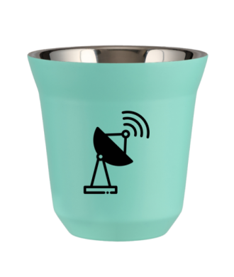 Kubek turkusowy 150 ml, ANTENA