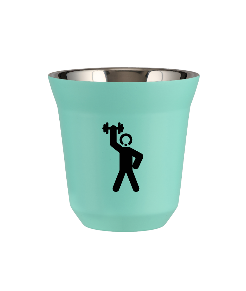Kubek turkusowy 150 ml, SILACZ 2 (czarny) kubek termiczny na kawe | 85,00 zł