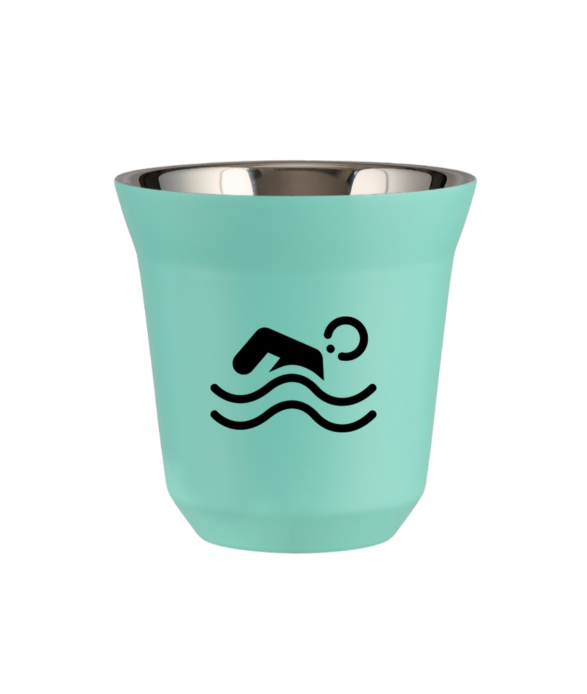 Kubek turkusowy 150 ml, PLYWAK (czarny) kubek termiczny na kawe | 85,00 zł Kubek turkusowy 150 ml, PLYWAK (czarny) kubek termiczny na kawe | 85,00 zł