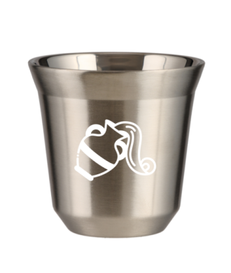 Kubek srebrny 150 ml, WODNIK (bialy)