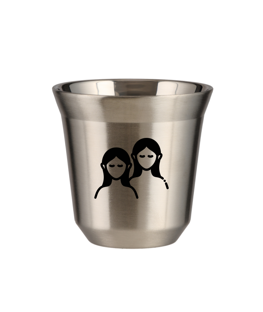 Kubek srebrny 150 ml, BLIZNIETA kubek termiczny na kawe | 85,00 zł Kubek srebrny 150 ml, BLIZNIETA kubek termiczny na kawe | 85,00 zł